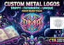 make retro stoner rock psychedelic logo art